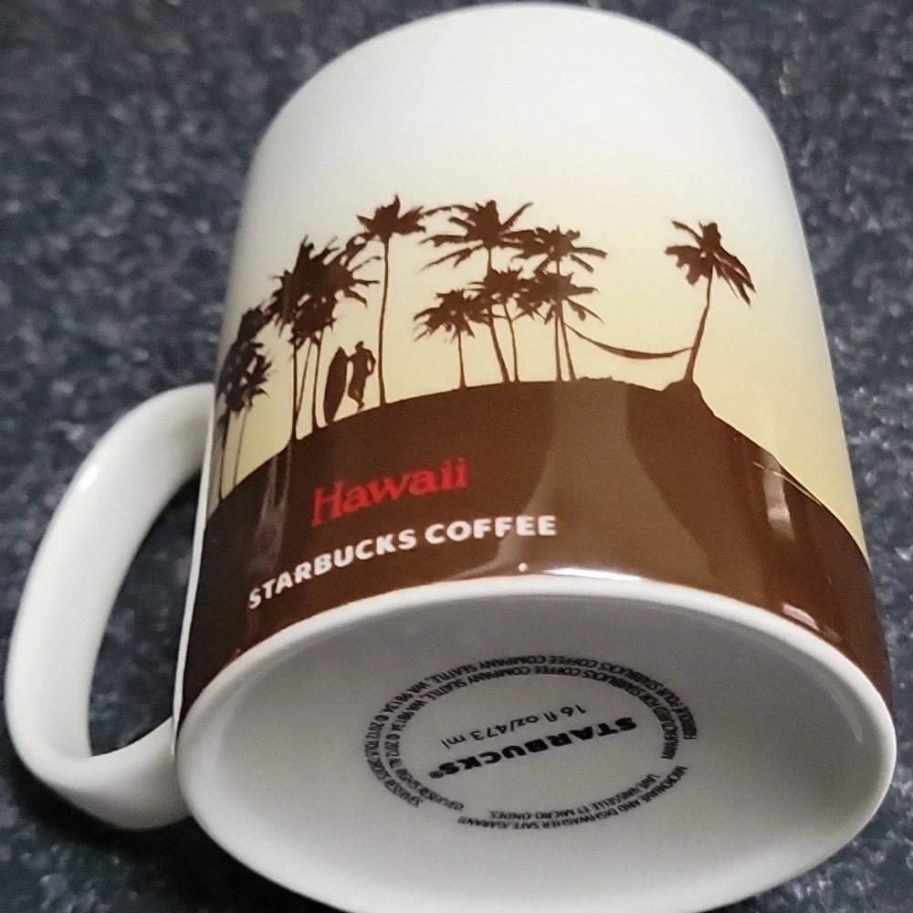 Starbucks Hawaii Aloha Tropical Collector Series Large 16 OZ Mug Tea Coffee